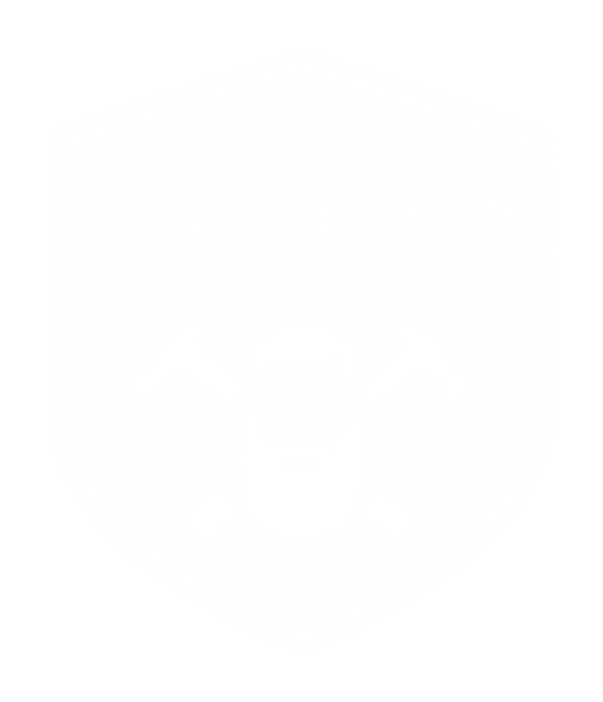 The Shingle Master logo white