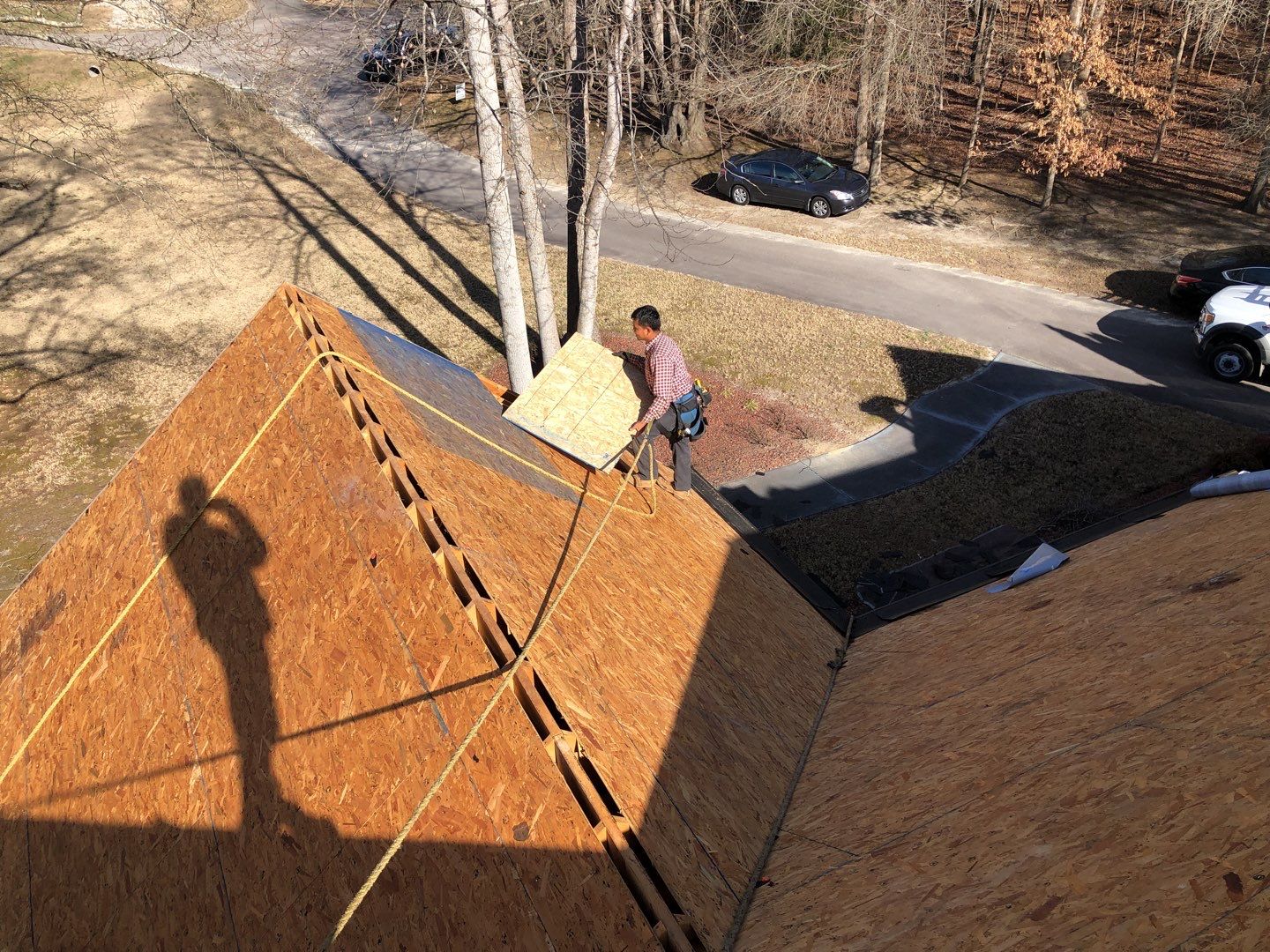the shingle master roof replacement in zebulon