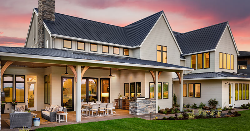 the shingle master metal roof example