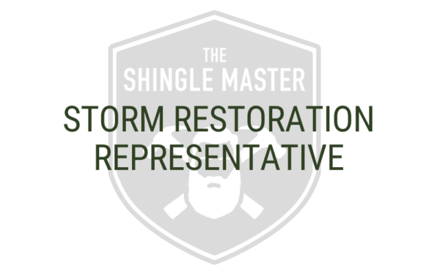 Storm Restoration Representative Job Opening