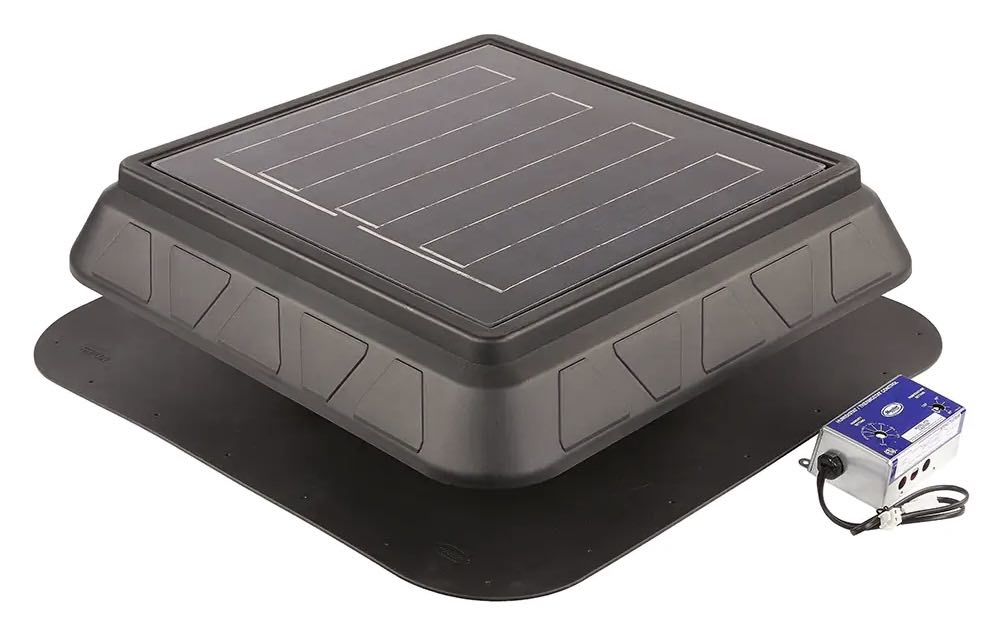 GAF Master Flow Green Machine High‑Power Solar Roof Vent