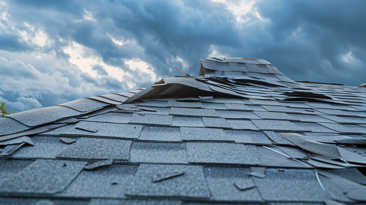 Microburst & Straight-Line Wind Damage: Asphalt Roof Signs