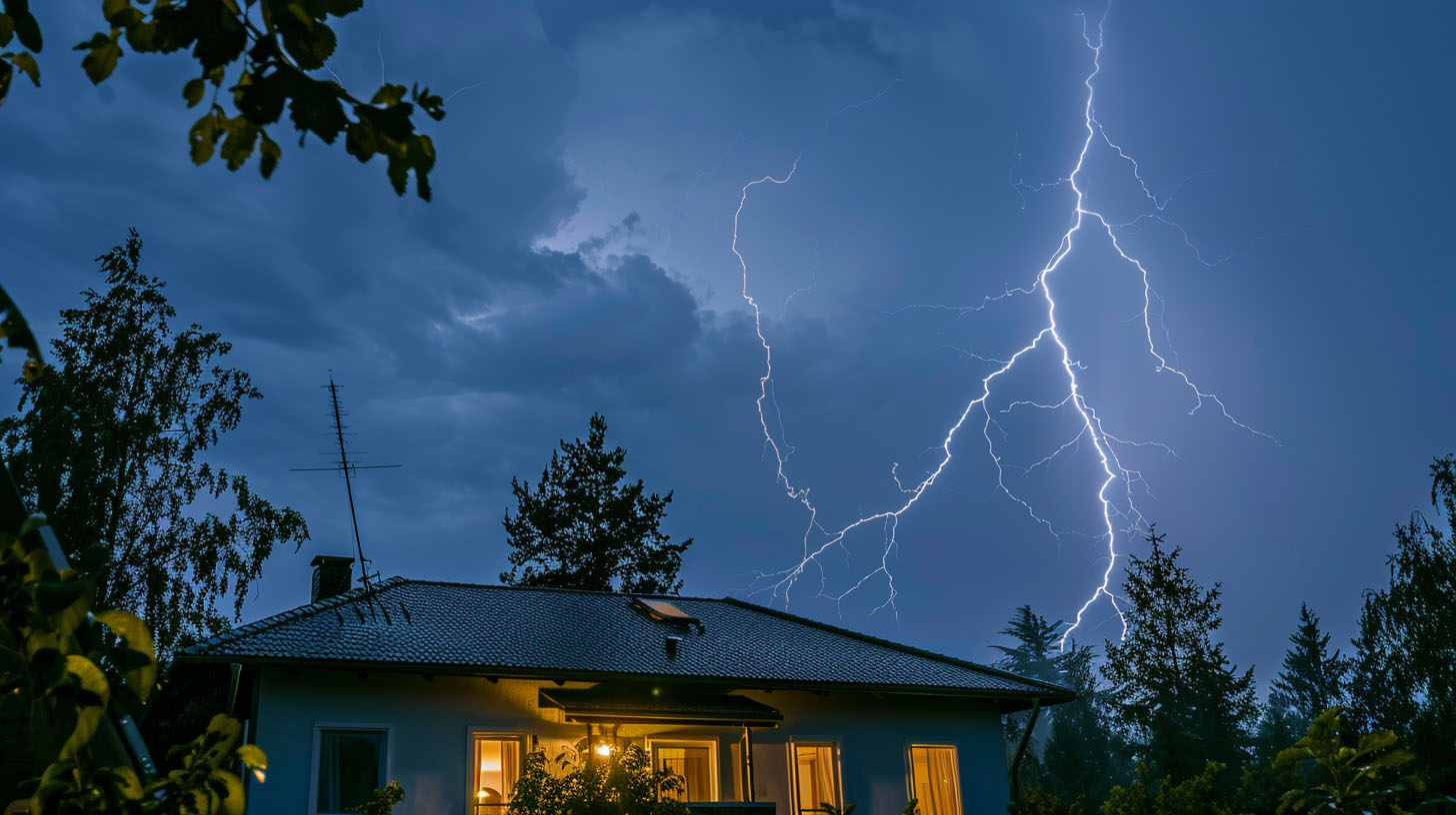 Lightning & Solar Shingles: Grounding and Surge Protection